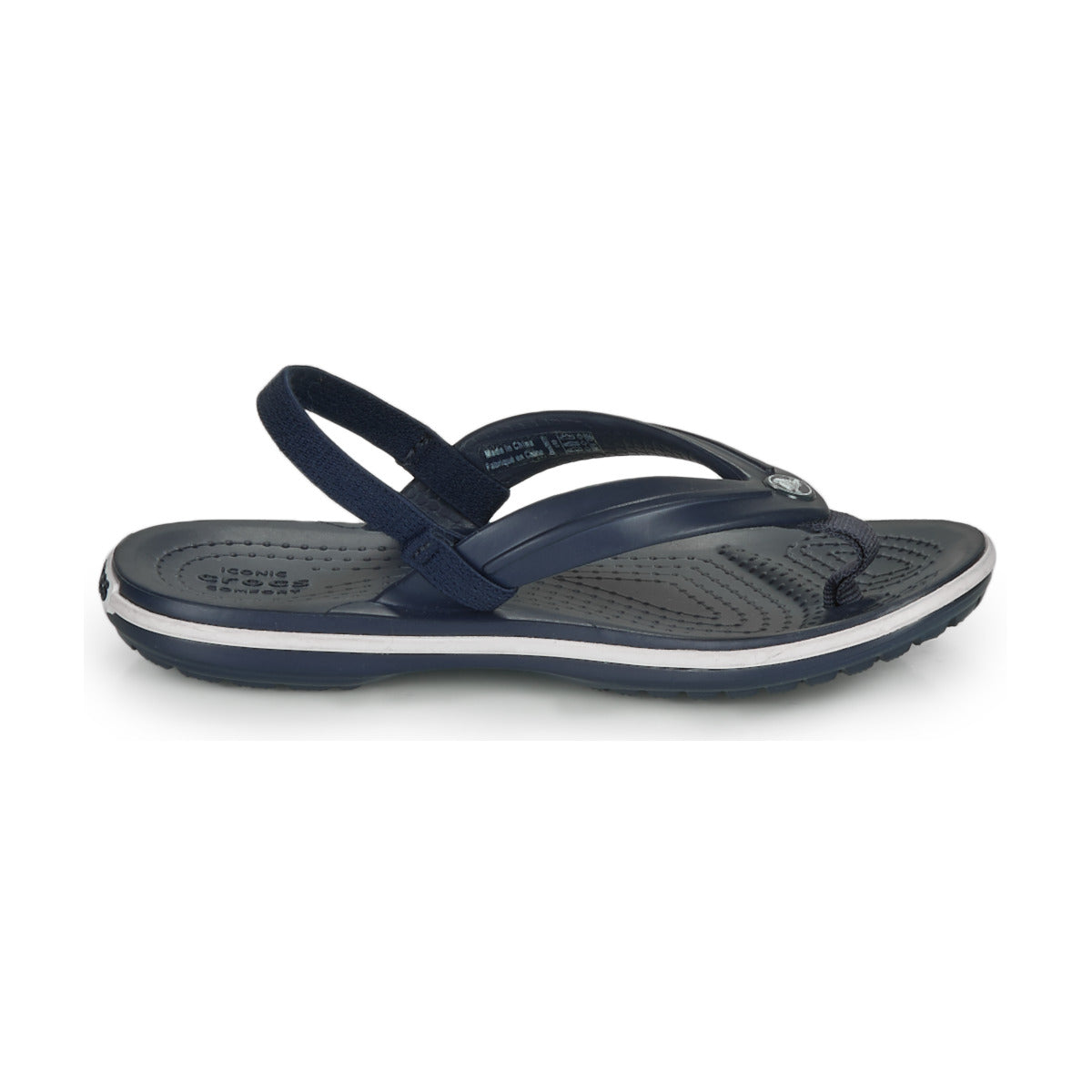 Infradito bambini ragazzo Crocs  CROCBAND STRAP FLIP K  Blu