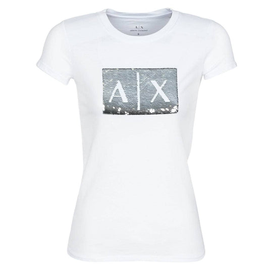 T-shirt Donna Armani Exchange  HANEL  Bianco