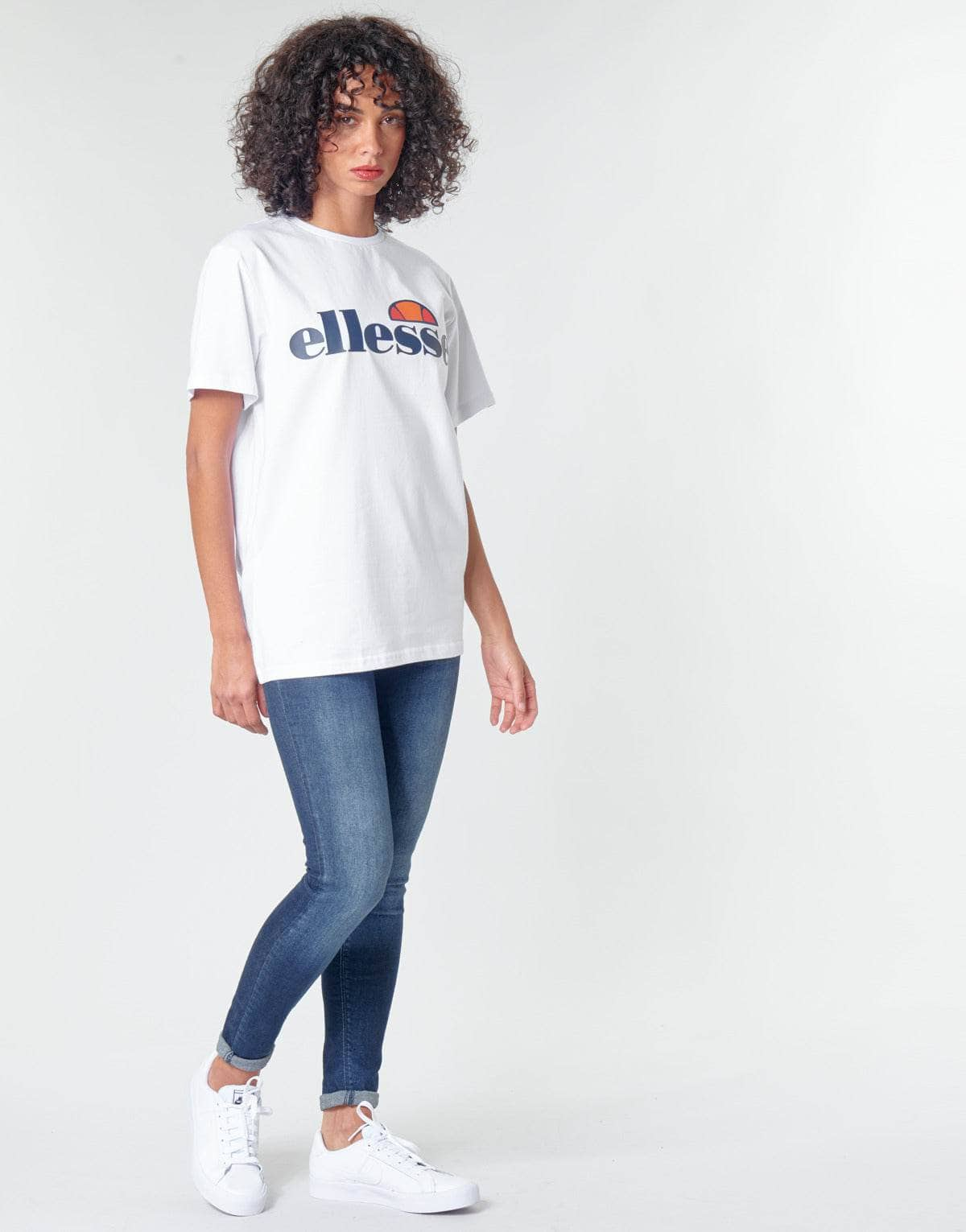 T-shirt Donna Ellesse  ALBANY  Bianco