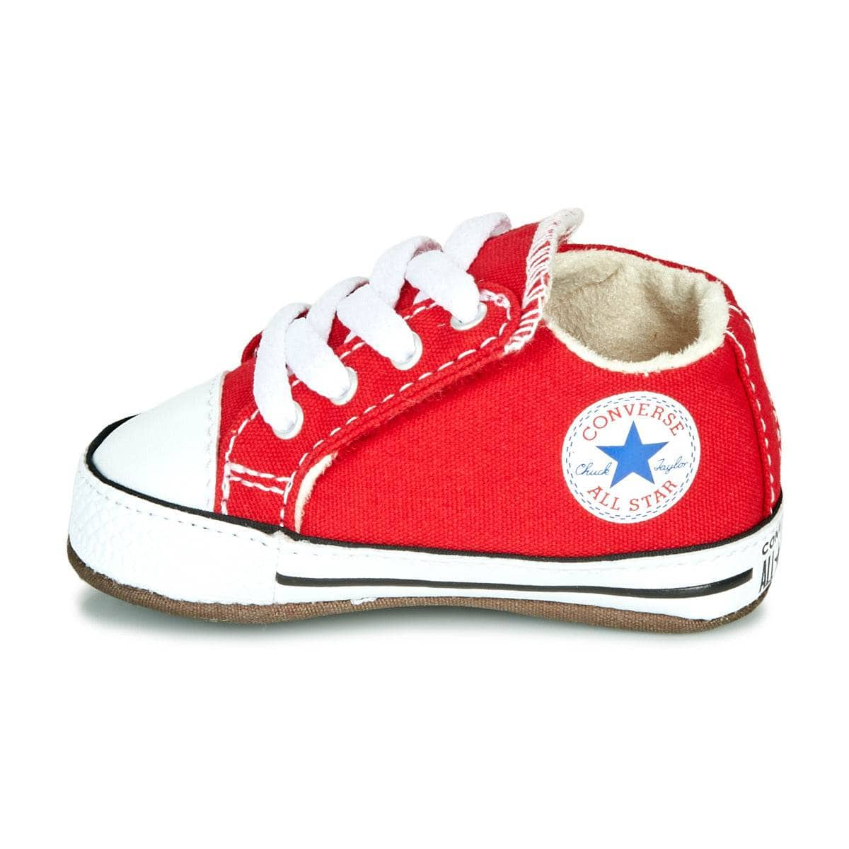 Scarpe bambini ragazzo Converse  CHUCK TAYLOR ALL STAR CRIBSTER CANVAS COLOR  Rosso