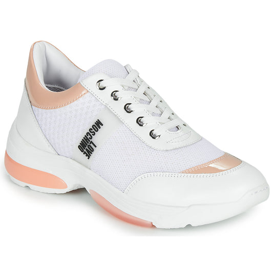 Sneakers basse Donna Love Moschino  RUNNINLOVE  Bianco