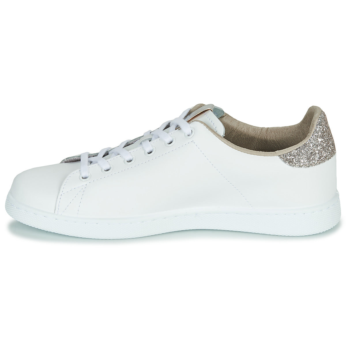 Sneakers basse Donna Victoria  TENIS PIEL GLITTER  Bianco