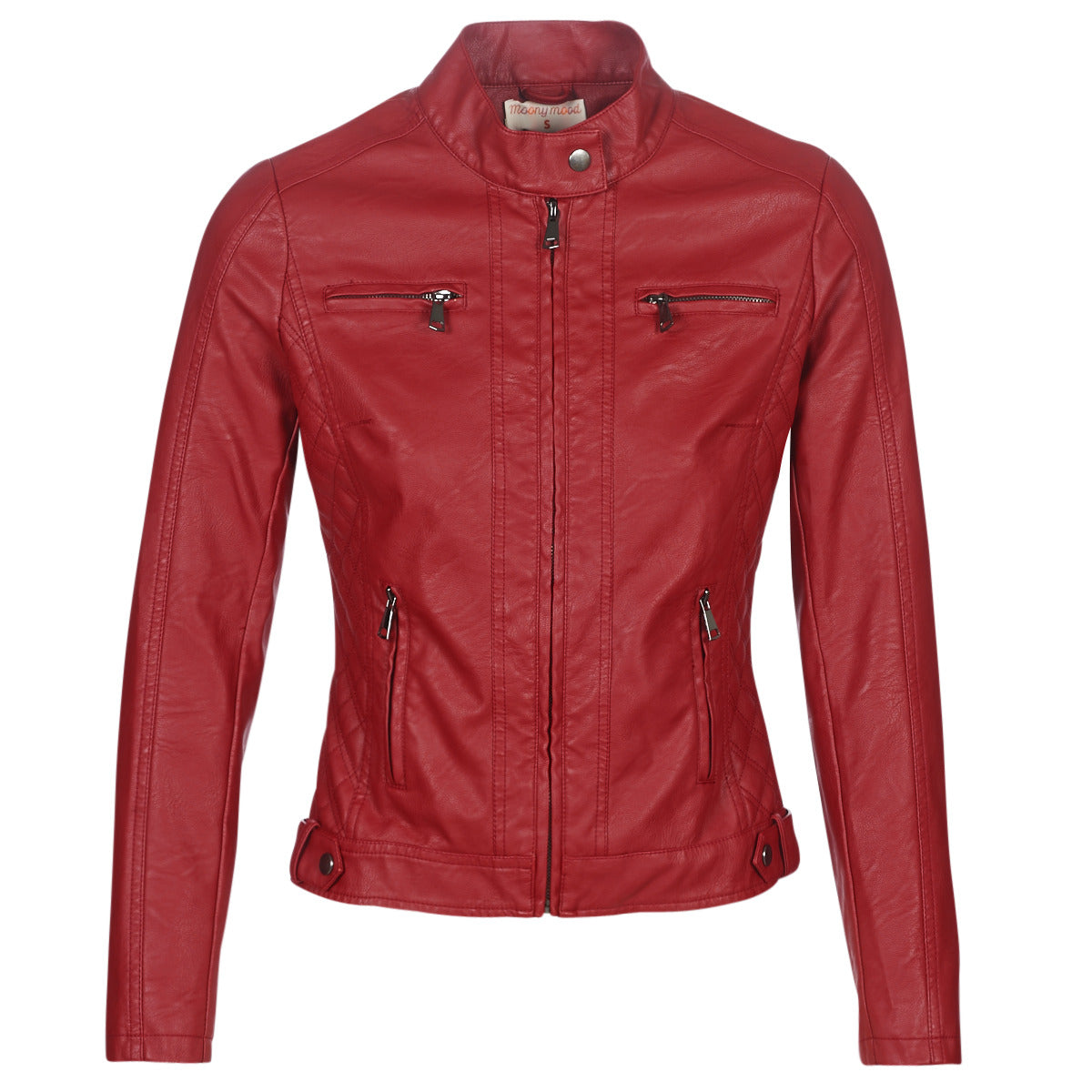 Giacca in pelle Donna Moony Mood  PUIR  Rosso