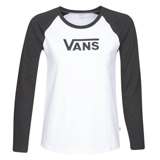 T-shirts a maniche lunghe Donna Vans  FLYING V LS RAGLAN  Bianco