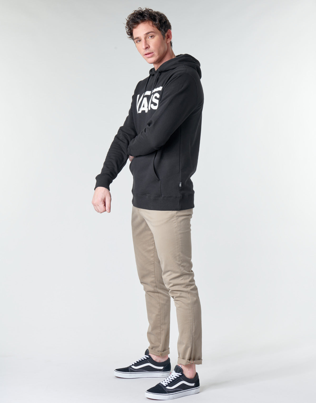 Felpa Uomo Vans  VANS CLASSIC PO HOODIE II  Nero