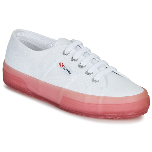 Sneakers basse Donna Superga  2750-JELLYGUM COTU  Bianco