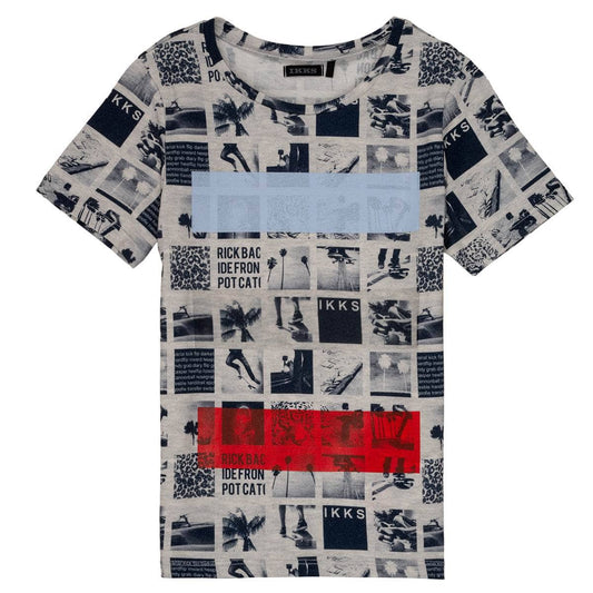 T-shirt ragazzo Ikks  JULIEN  Multicolore