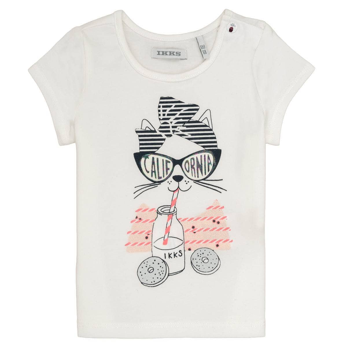 T-shirt ragazza Ikks  MEOLIA  Bianco