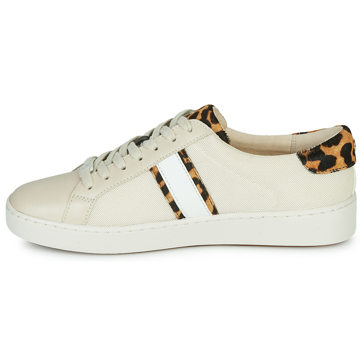 Sneakers basse Donna MICHAEL Michael Kors  IRVING STRIPE LACE UP  Bianco