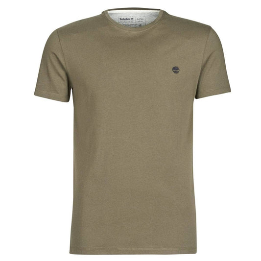 T-shirt Uomo Timberland  SS DUNSTAN RIVER CREW TEE  Kaki