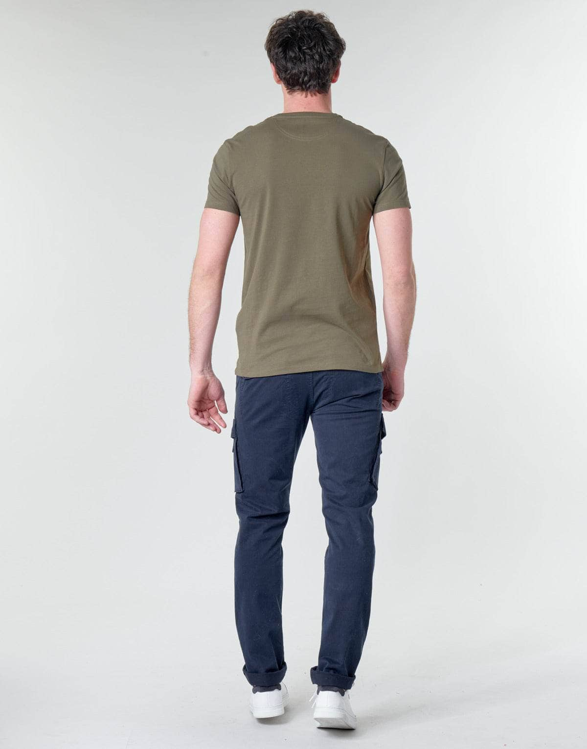 T-shirt Uomo Timberland  SS DUNSTAN RIVER CREW TEE  Kaki