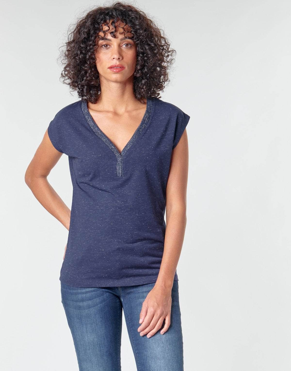 T-shirt Donna Morgan  DMAYA  Blu