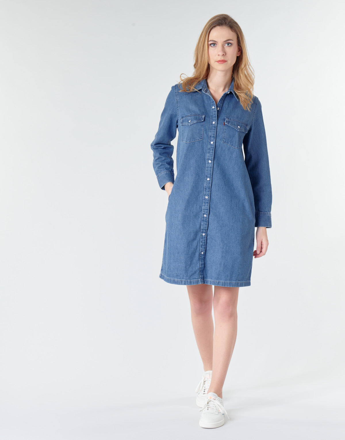 Abito corto Donna Levis  SELMA DRESS  Blu