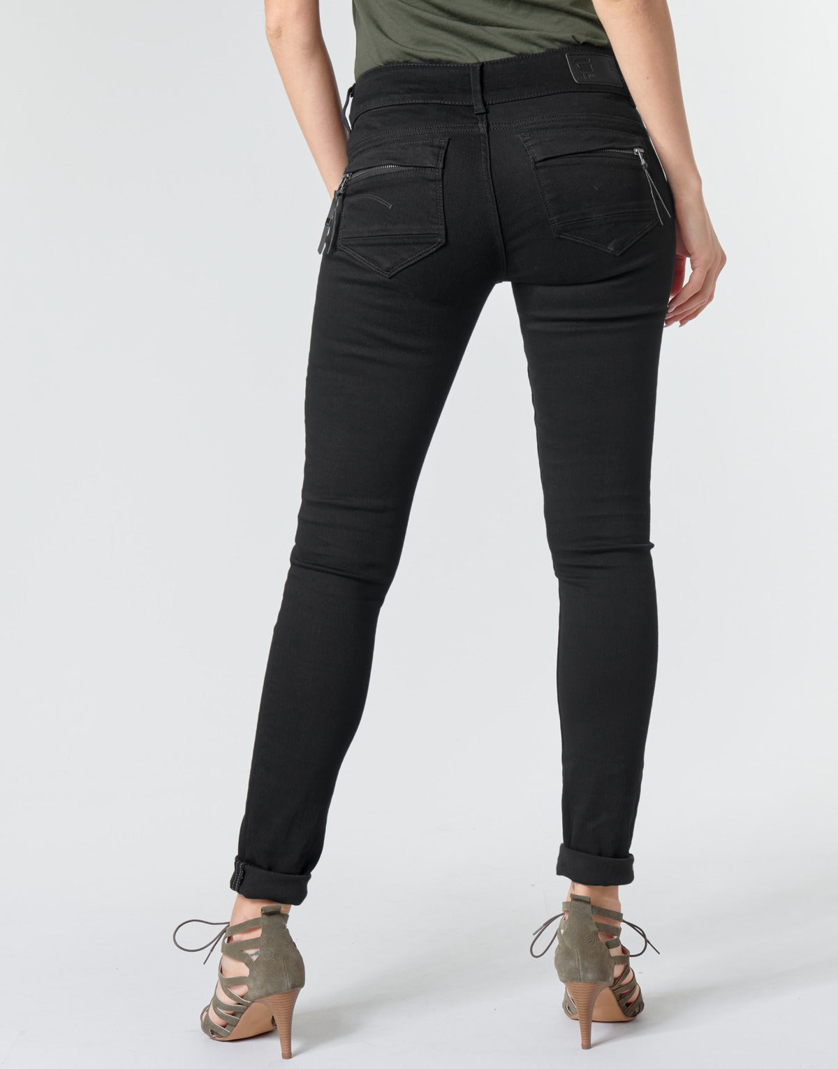 Jeans skynny Donna G-Star Raw  MIDGE CODY MID SKINNY WMN  Nero