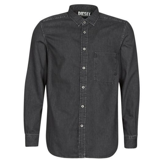 Camicia a maniche lunghe Uomo Diesel  D-BER-P  Nero