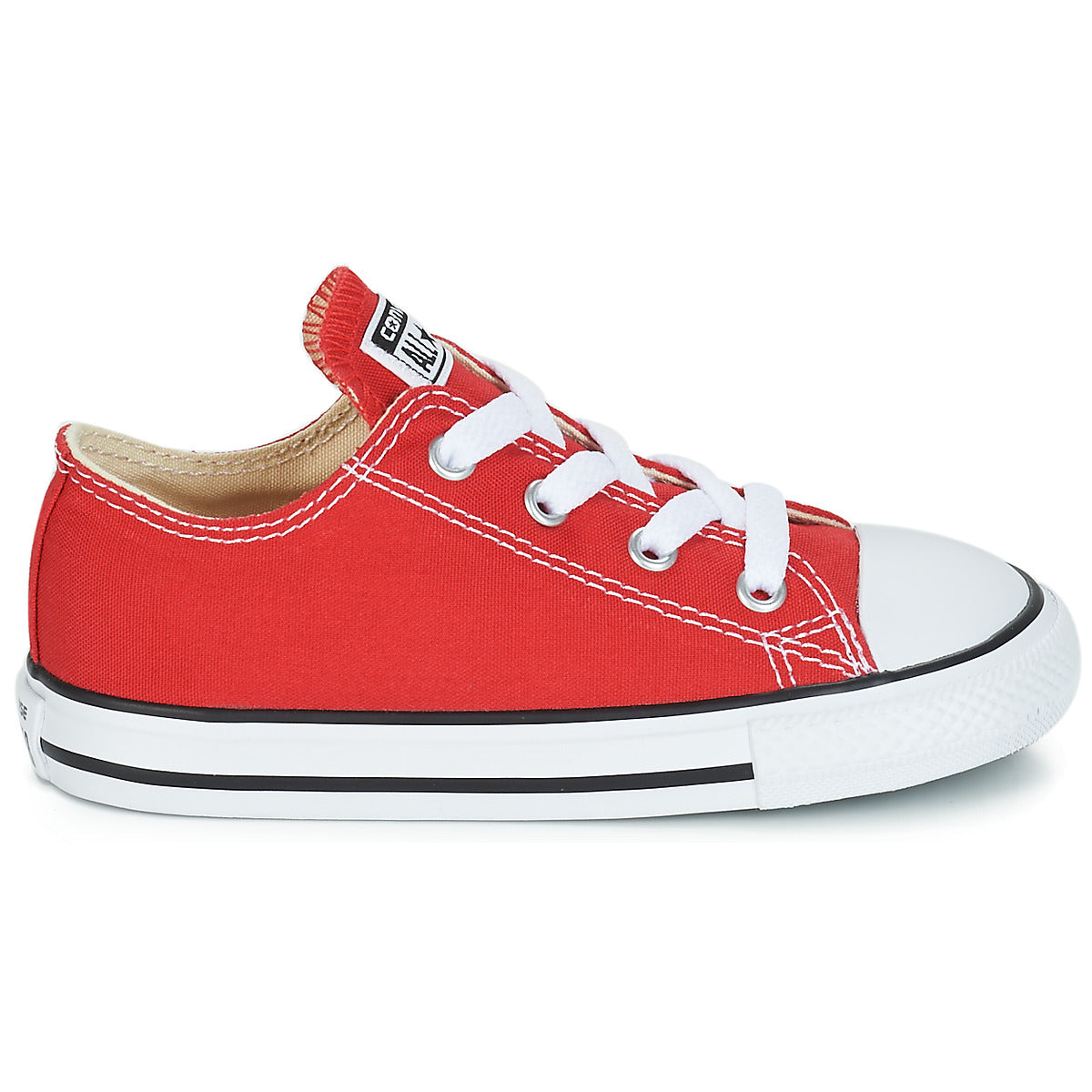 Scarpe bambini ragazza Converse  CHUCK TAYLOR ALL STAR CORE OX  Rosso