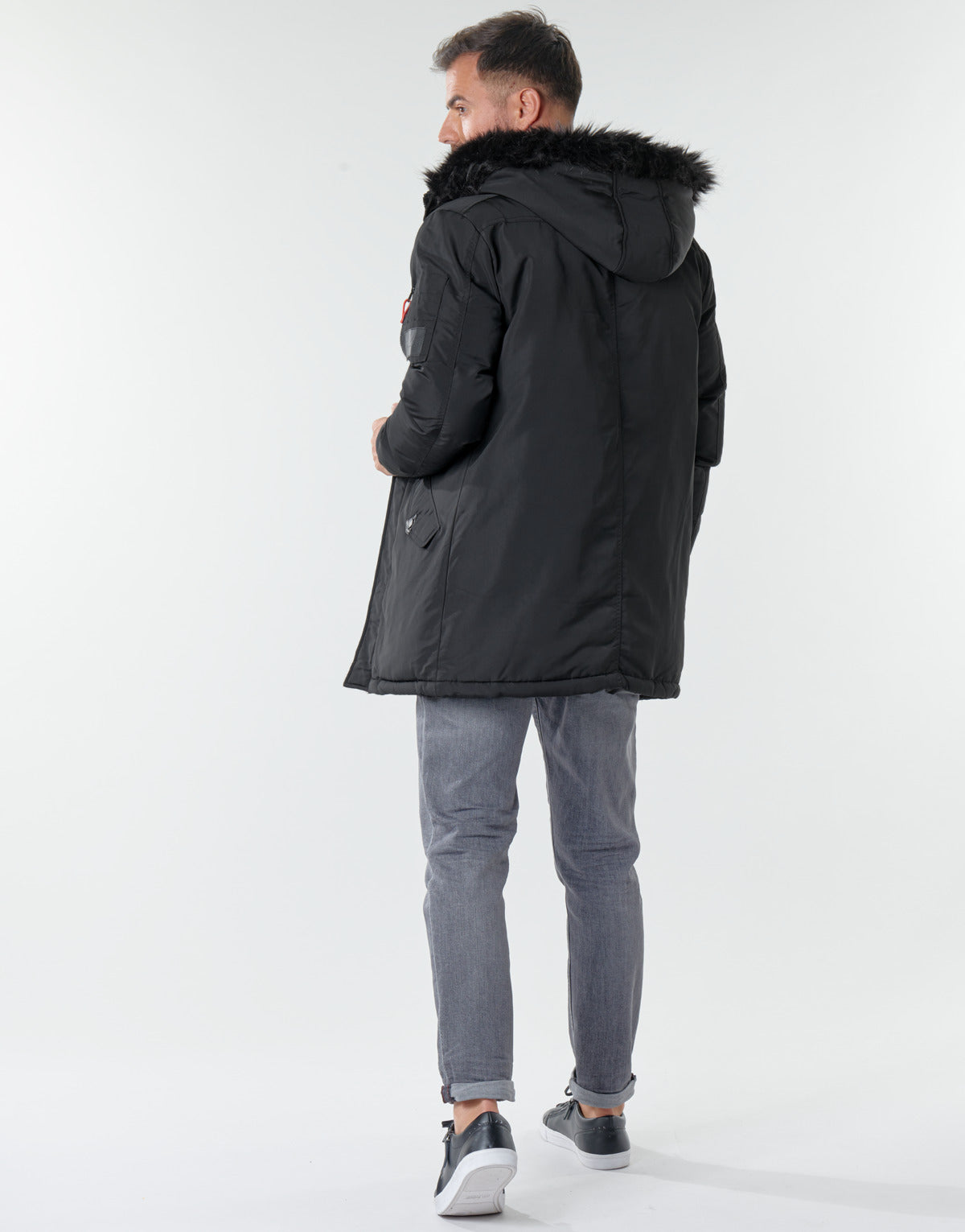 Parka Uomo Deeluxe  SHARKSON  Nero