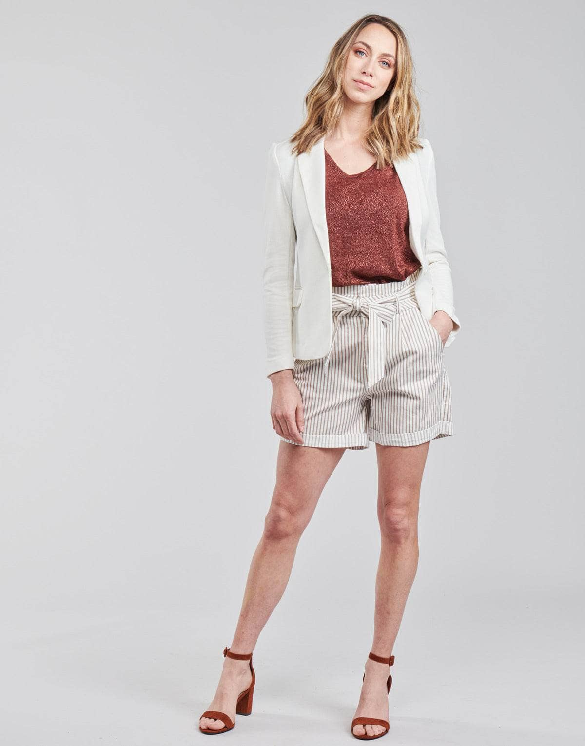 Shorts Donna Vero Moda  VMEVA  Beige