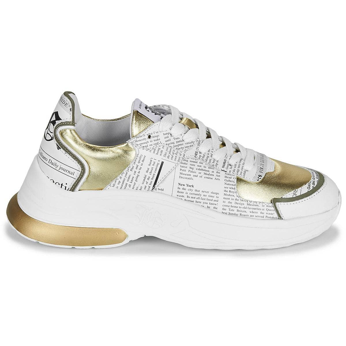 Sneakers basse Donna John Galliano  3646  Bianco