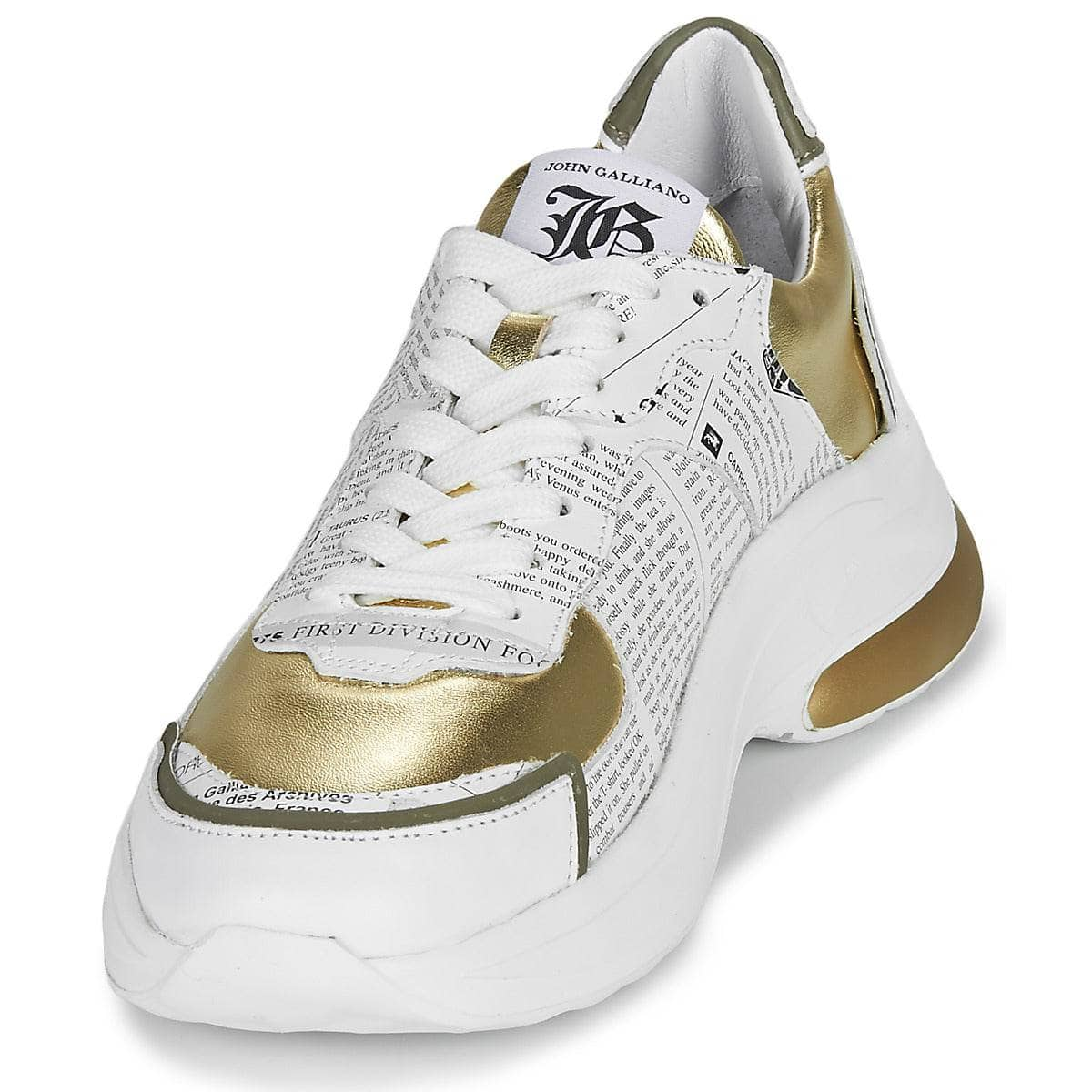 Sneakers basse Donna John Galliano  3646  Bianco