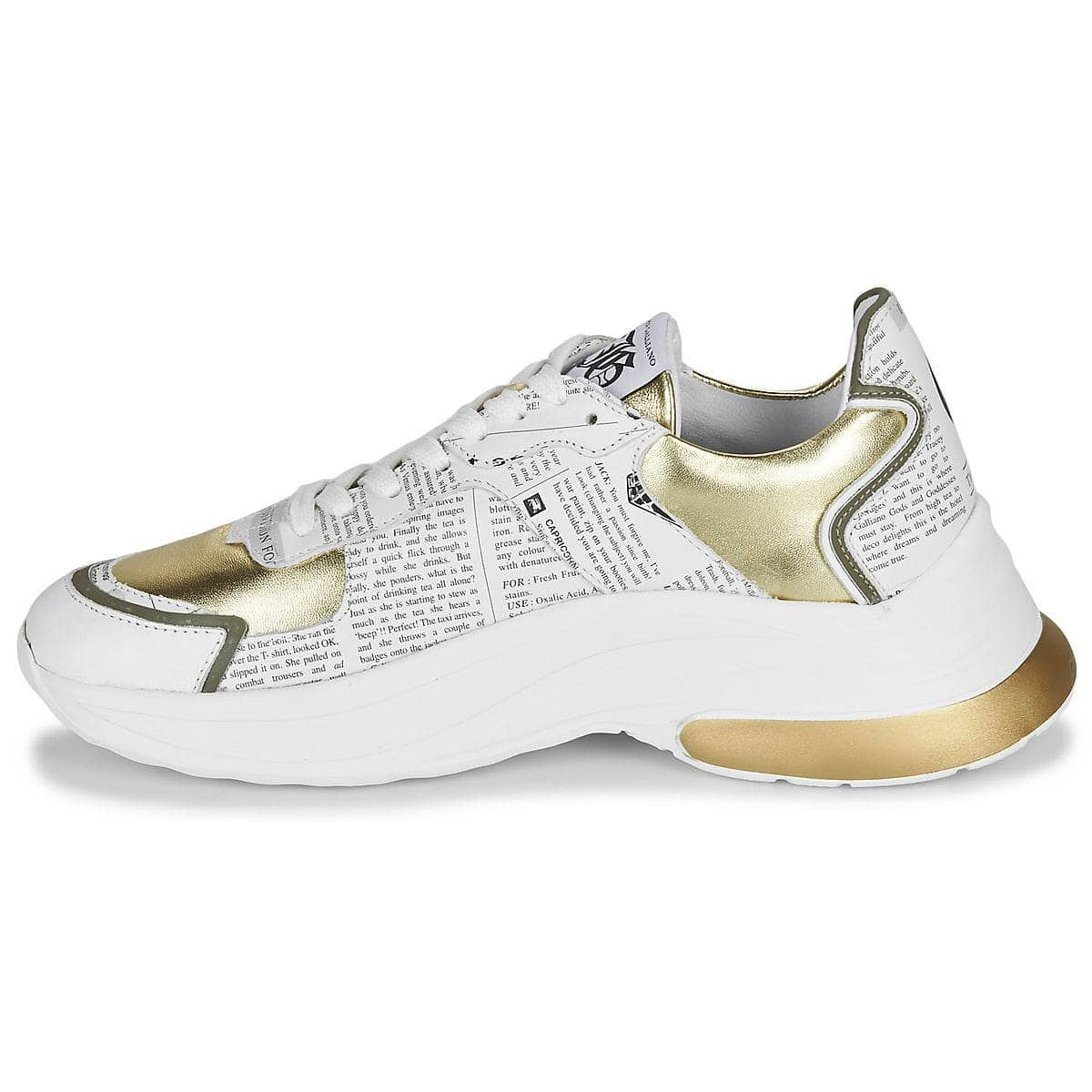 Sneakers basse Donna John Galliano  3646  Bianco