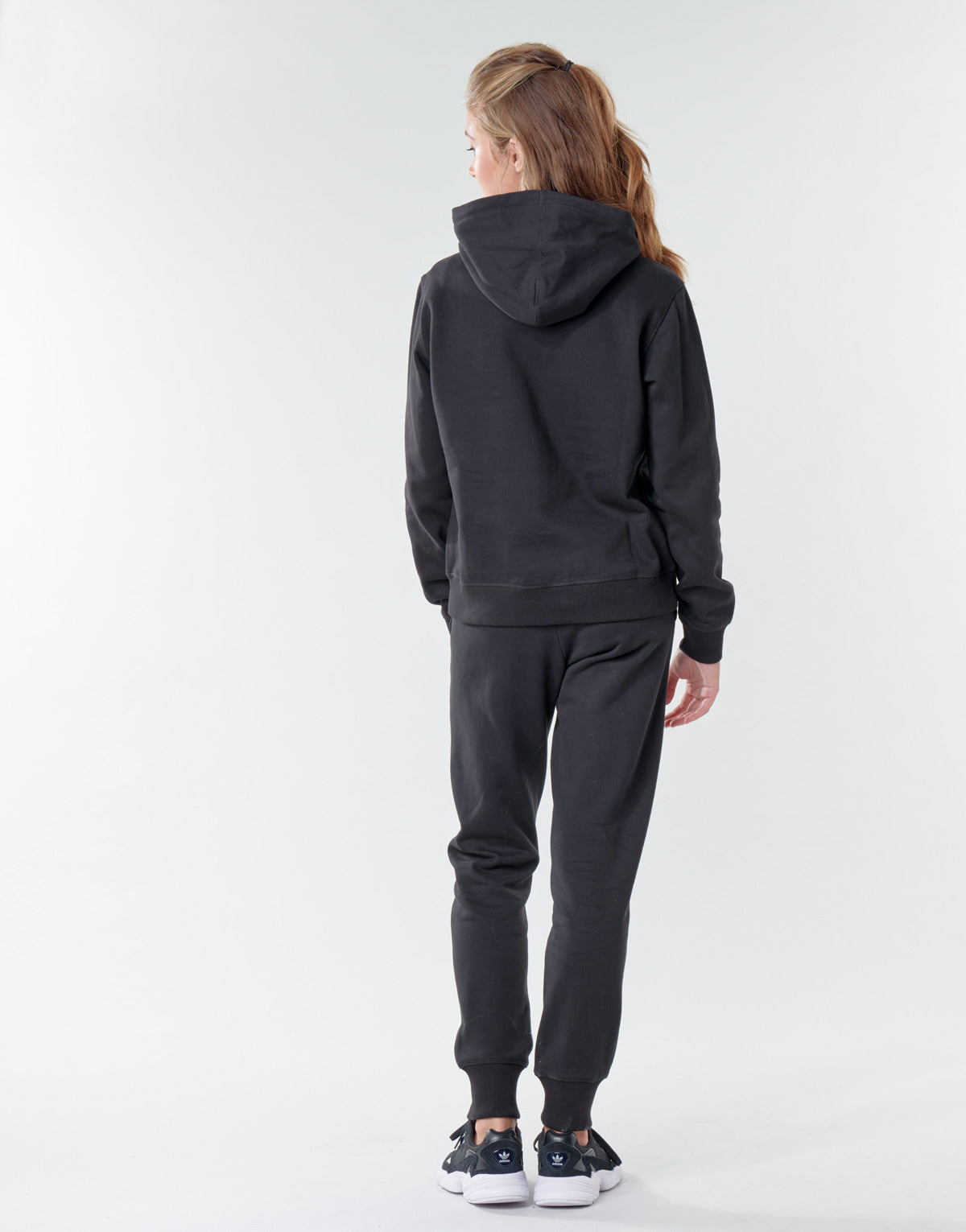 Felpa Donna Champion  HEAVY COMBED COTTON FLEECE  Nero