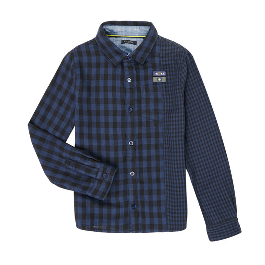 Camicia a maniche lunghe ragazzo Ikks  XR12123  Blu