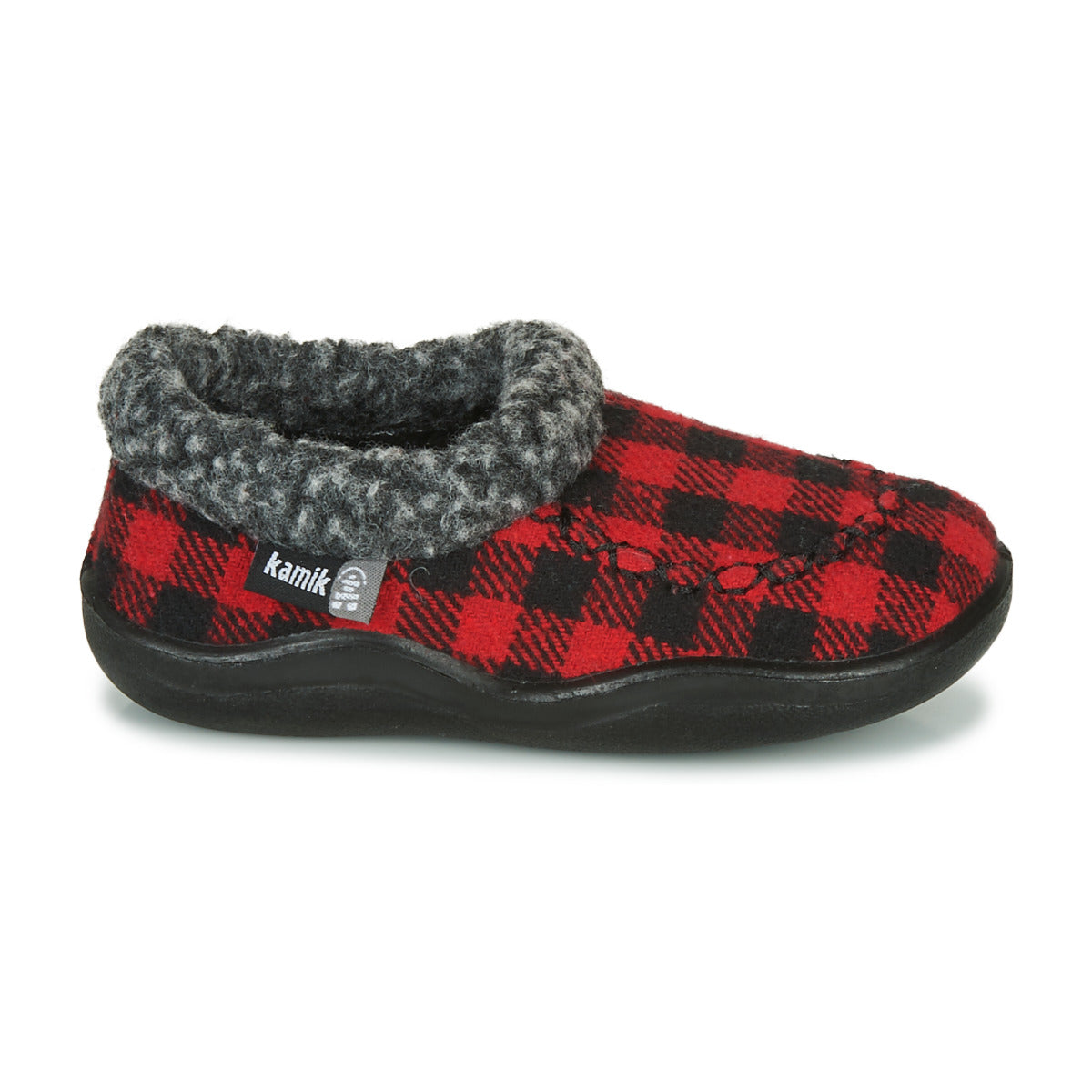 Pantofole bambini ragazzo KAMIK  COZYCABIN 2  Rosso