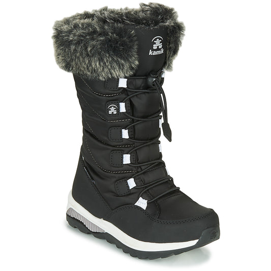 Scarpe da neve bambini ragazza KAMIK  PRAIRIE  Nero