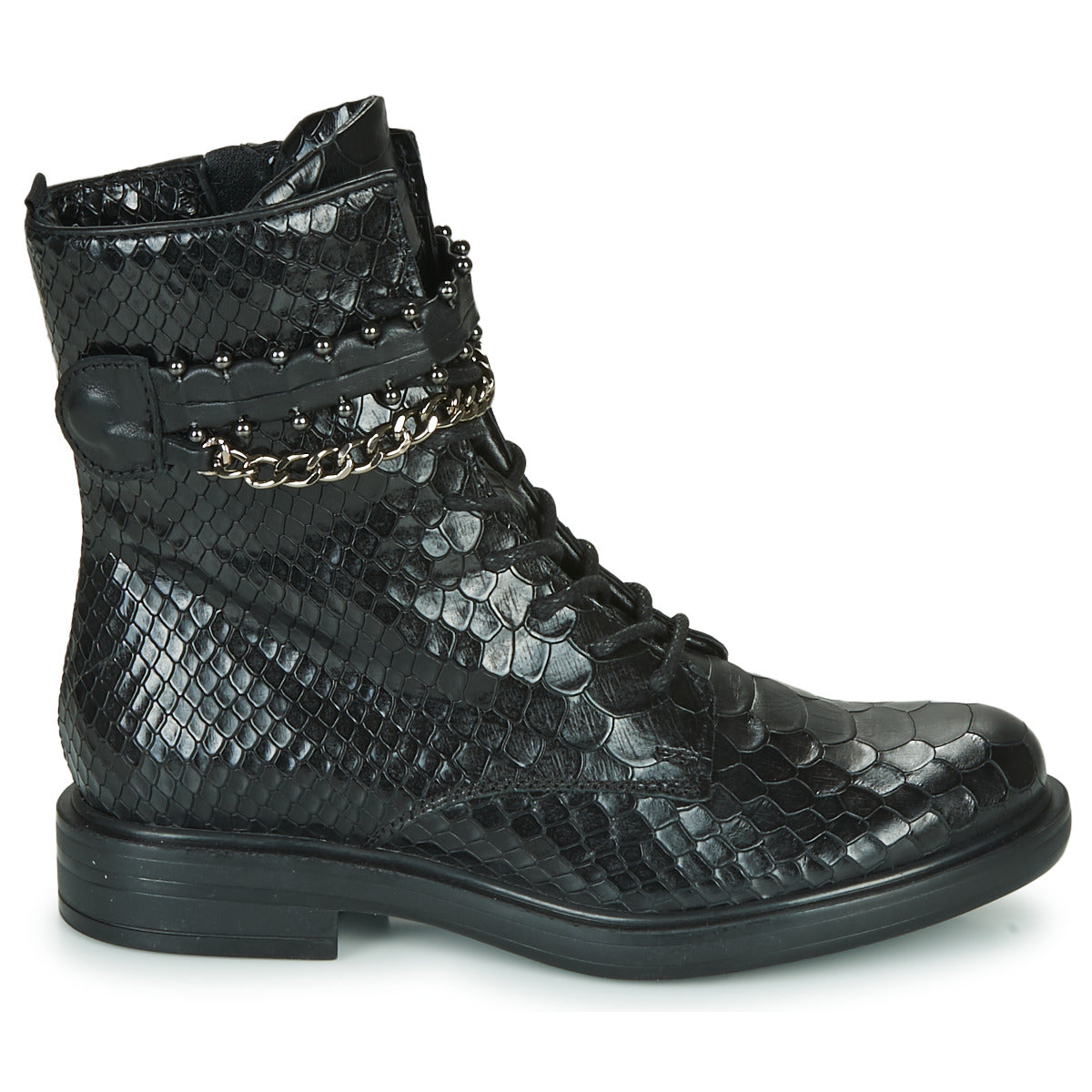 Stivaletti Donna Mjus  CAFE SNAKE  Nero