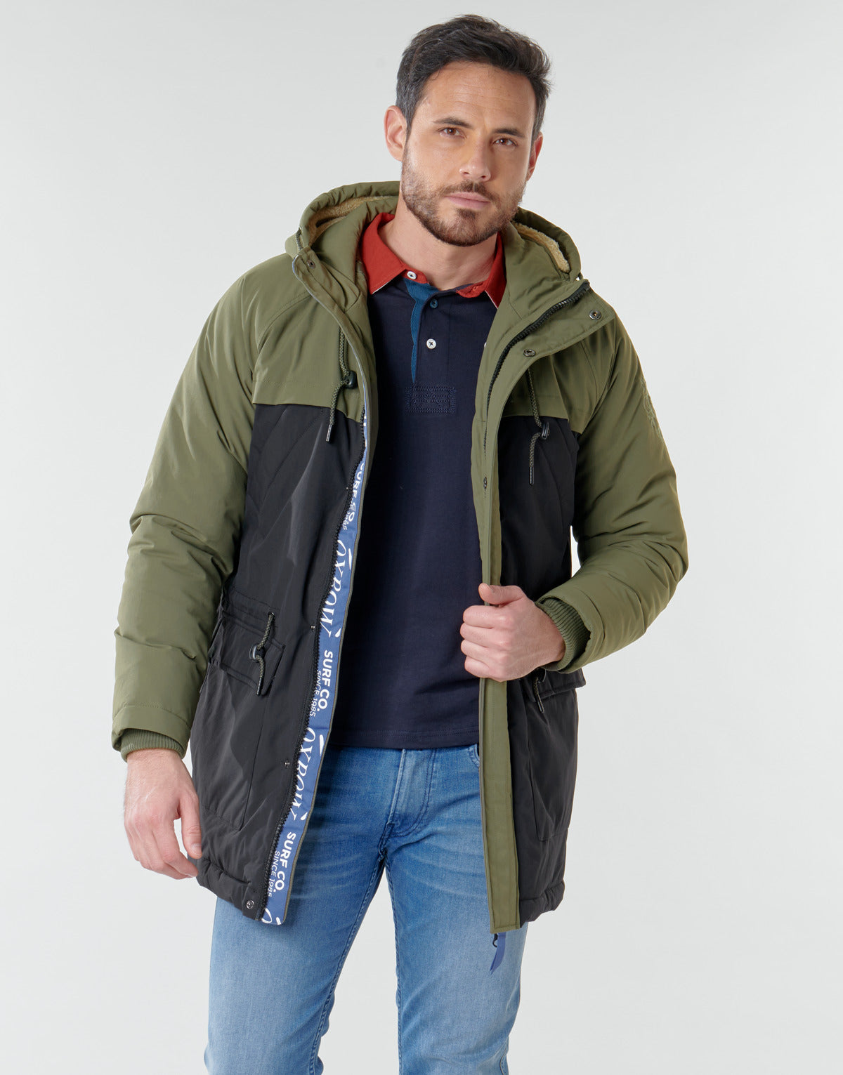 Parka Uomo Oxbow  M2JONKA  Verde