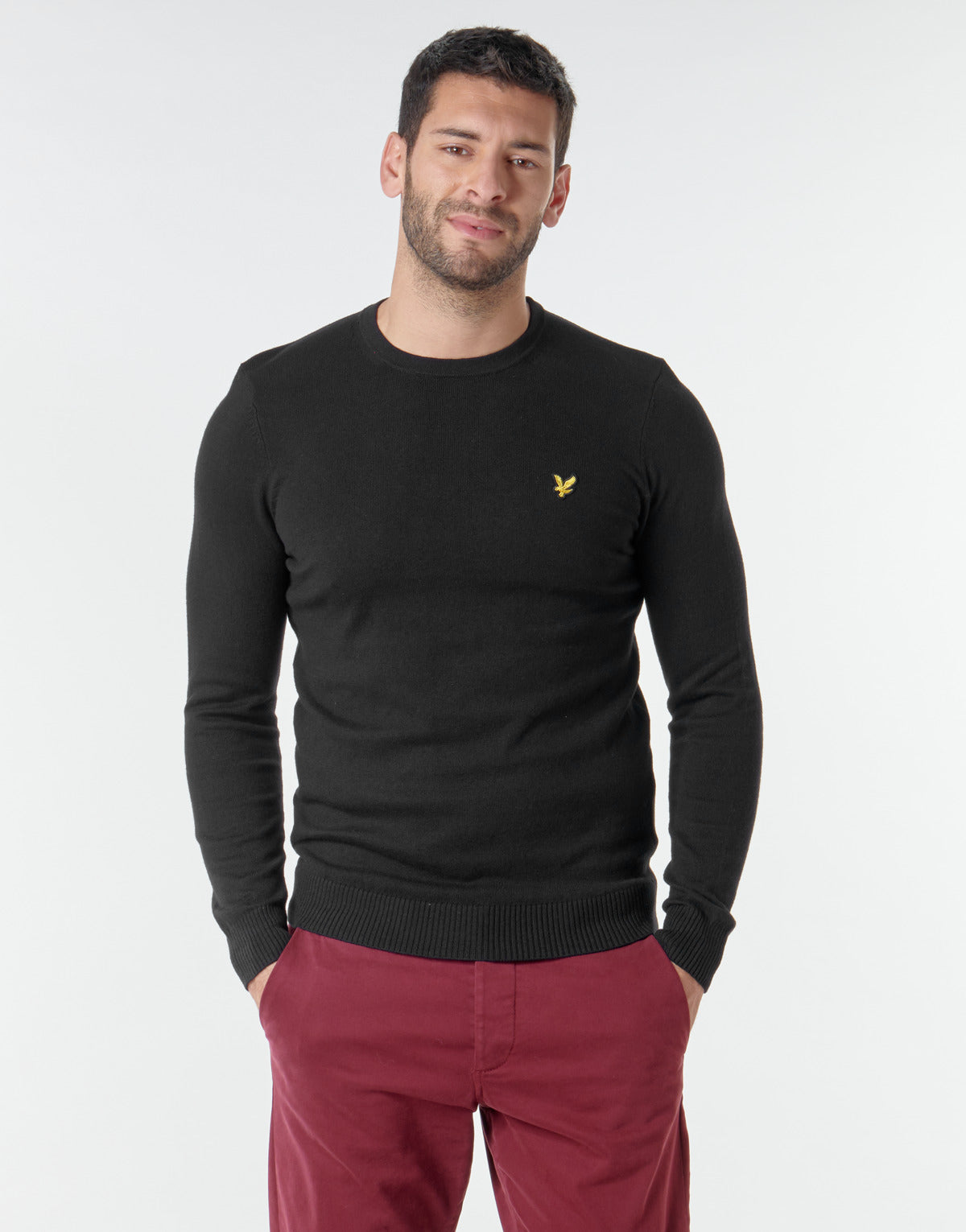 Maglione Uomo Lyle & Scott  KN400VC  Nero