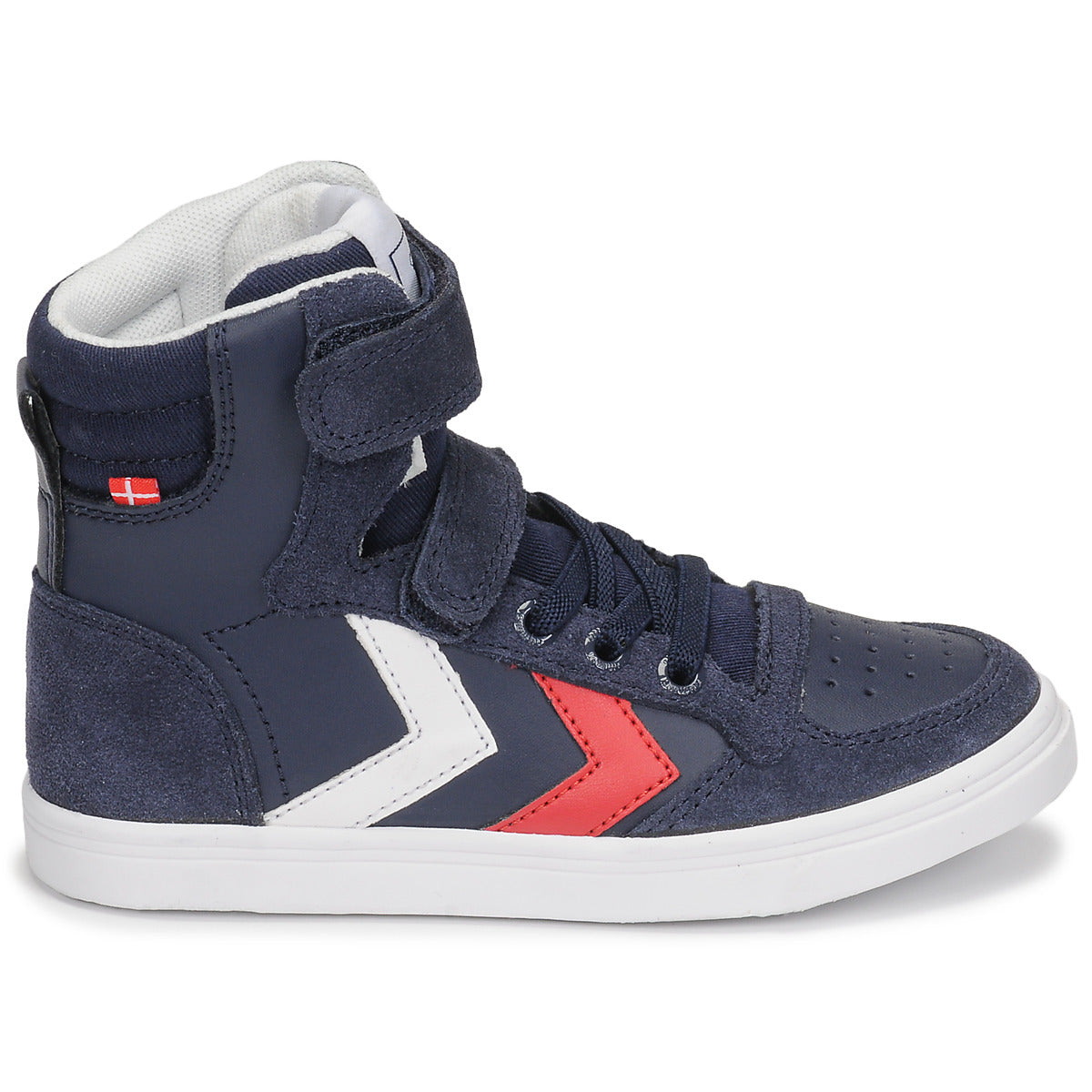 Scarpe bambini ragazzo hummel  SLIMMER STADIL HIGH JR  Blu