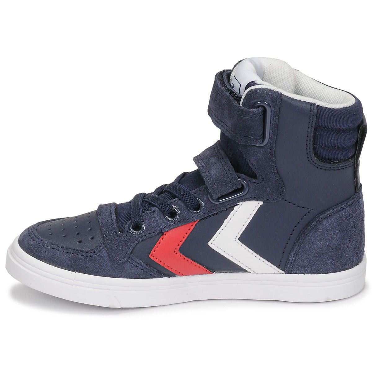 Scarpe bambini ragazzo hummel  SLIMMER STADIL HIGH JR  Blu