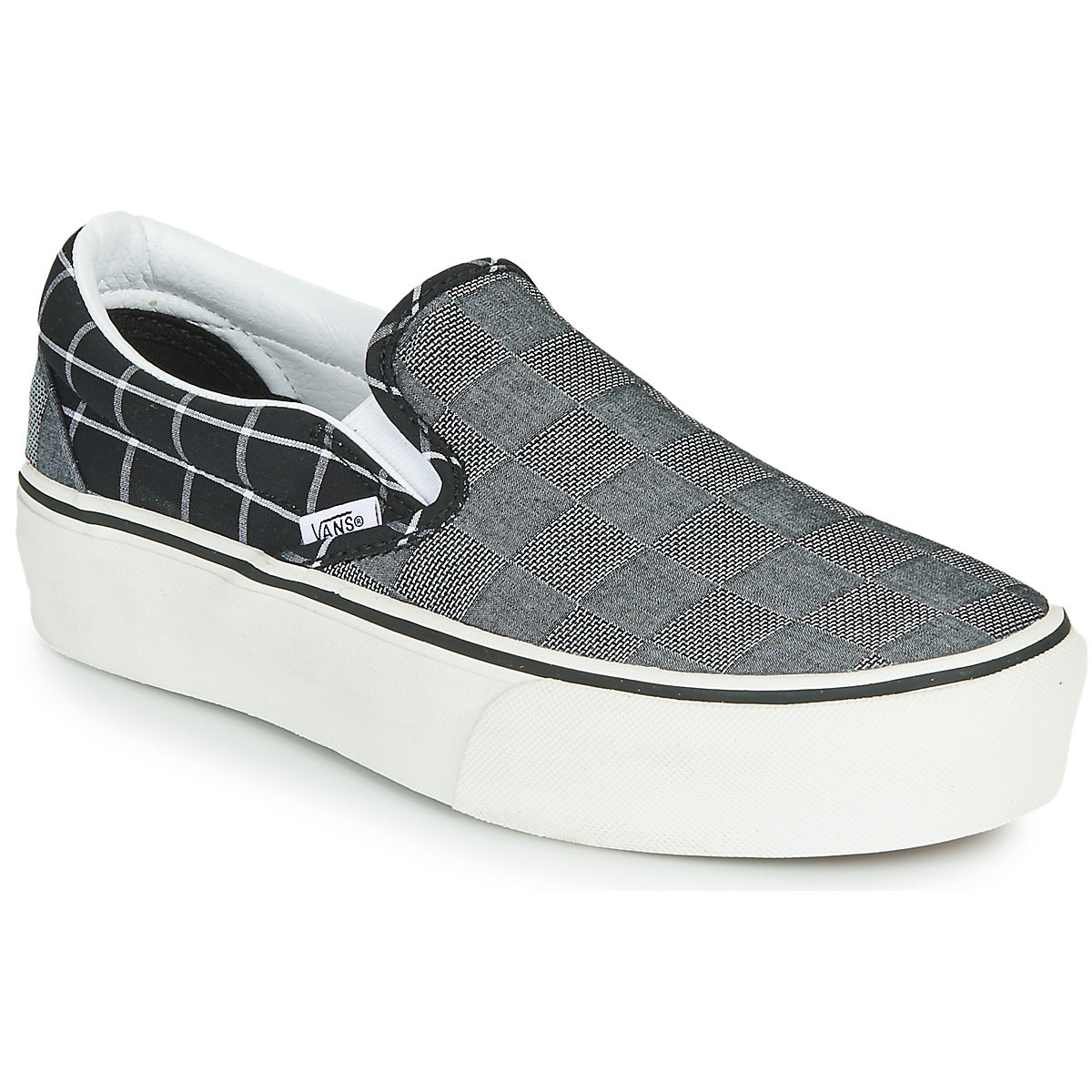 Scarpe Donna Vans  CLASSIC SLIP-ON PLATFORM  Grigio