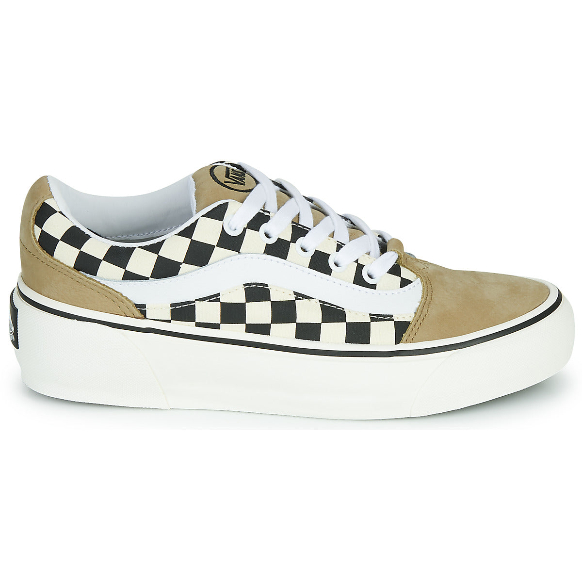 Sneakers basse Donna Vans  SHAPE NI  Beige