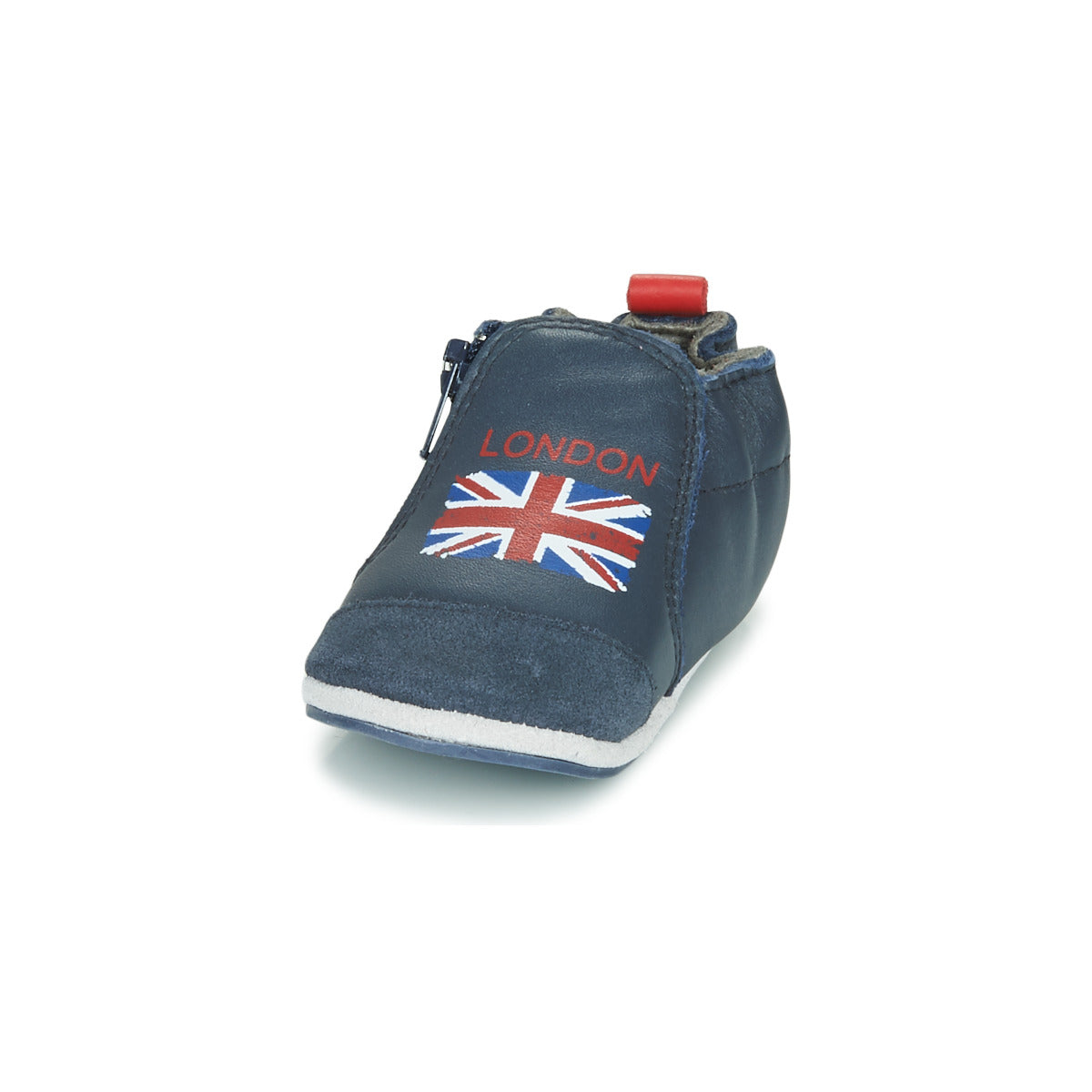 Pantofole bambini ragazzo Robeez  LONDON FLAG  Blu