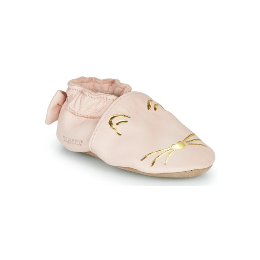 Pantofole bambini ragazza Robeez  GOLDY CAT  Rosa