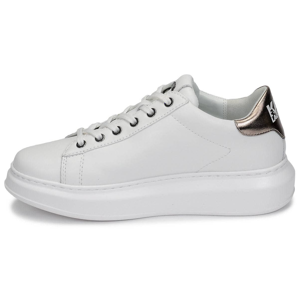 Sneakers basse Donna Karl Lagerfeld  KAPRI Maison Karl Lace  Bianco