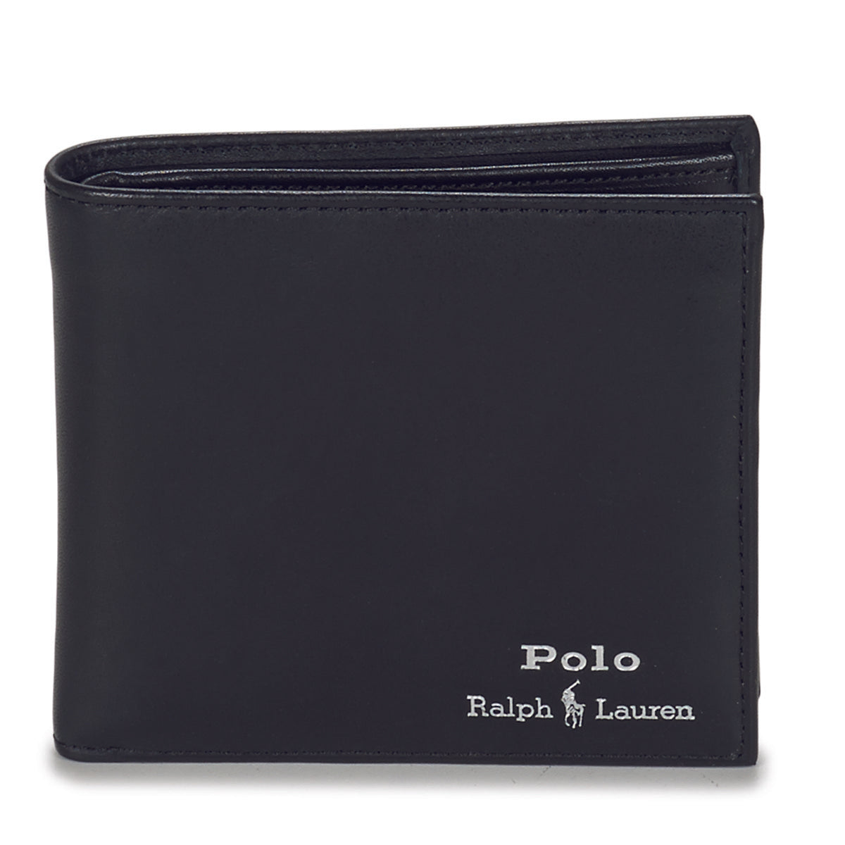 Portafoglio Uomo Polo Ralph Lauren  GLD FL BFC-WALLET-SMOOTH LEATHER  Nero