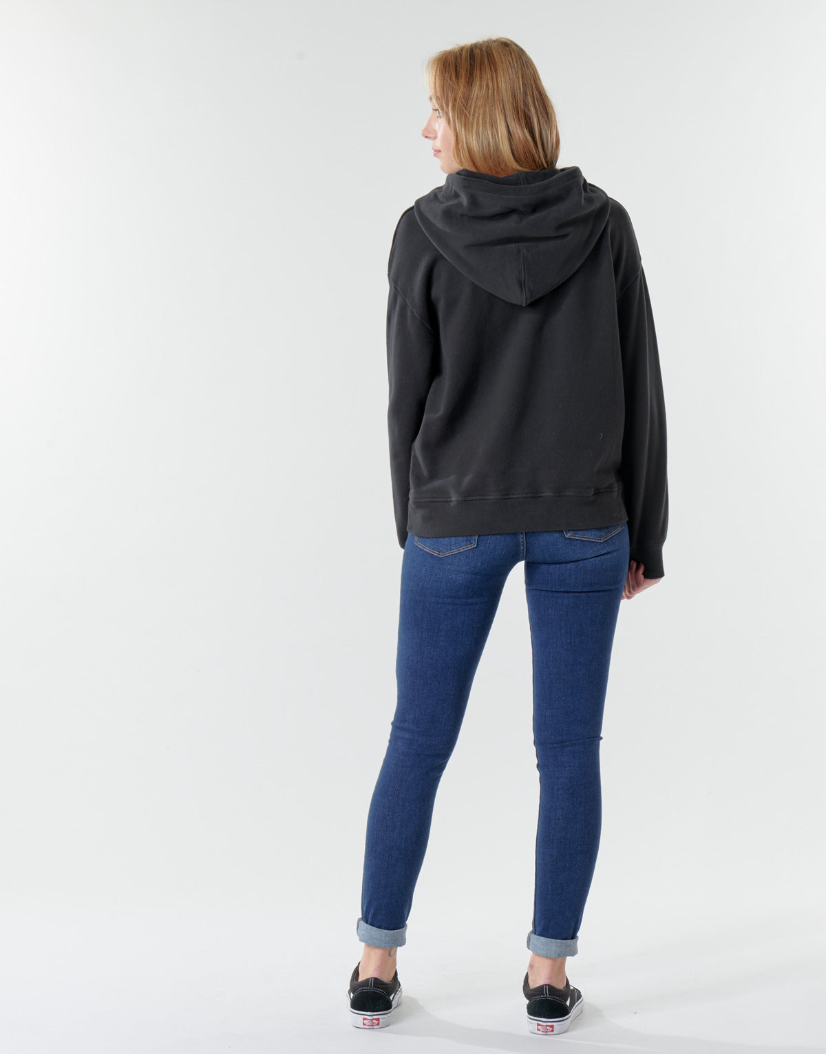 Felpa Donna Levis  STANDARD HOODIE  Nero