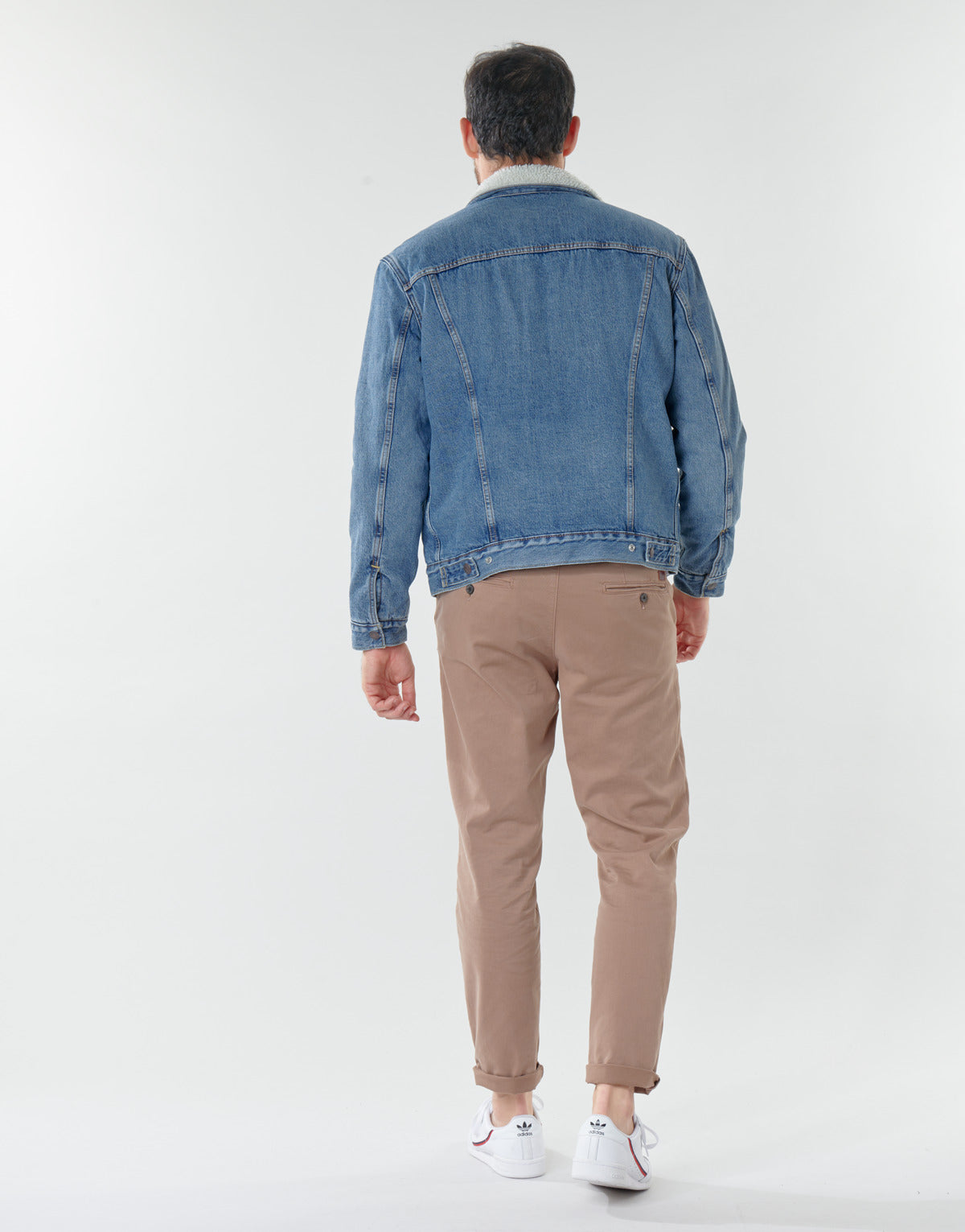 Giacca in jeans Uomo Levis  TYPE 3 SHERPA TRUCKER  Blu