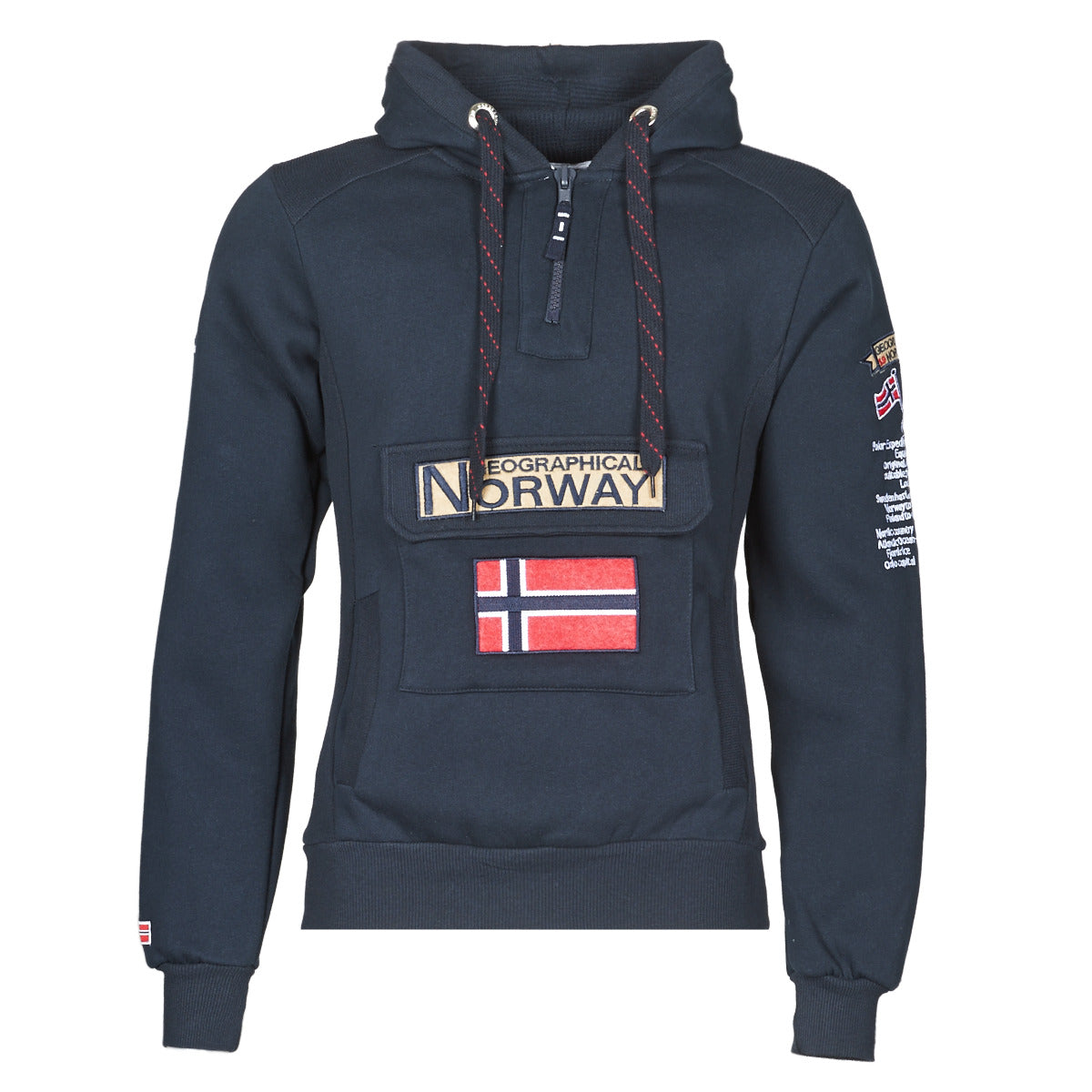 Felpa Uomo Geographical Norway  GYMCLASS  Blu