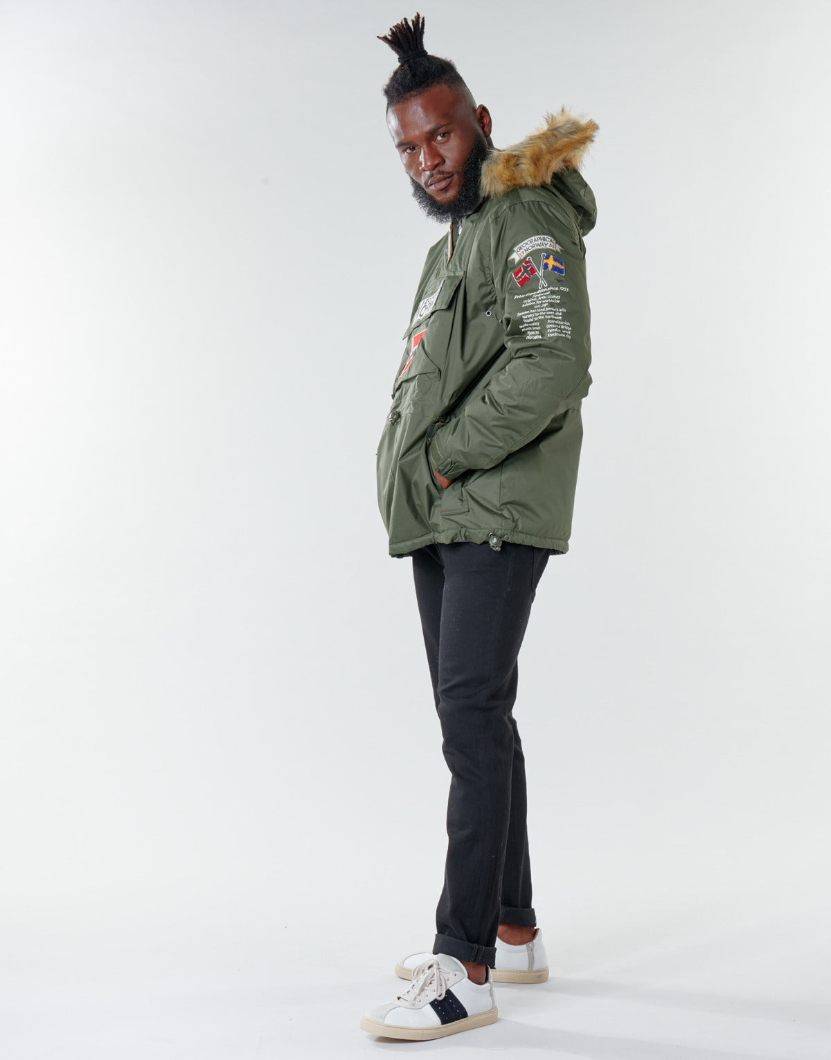 Parka Uomo Geographical Norway  BARMAN  Kaki