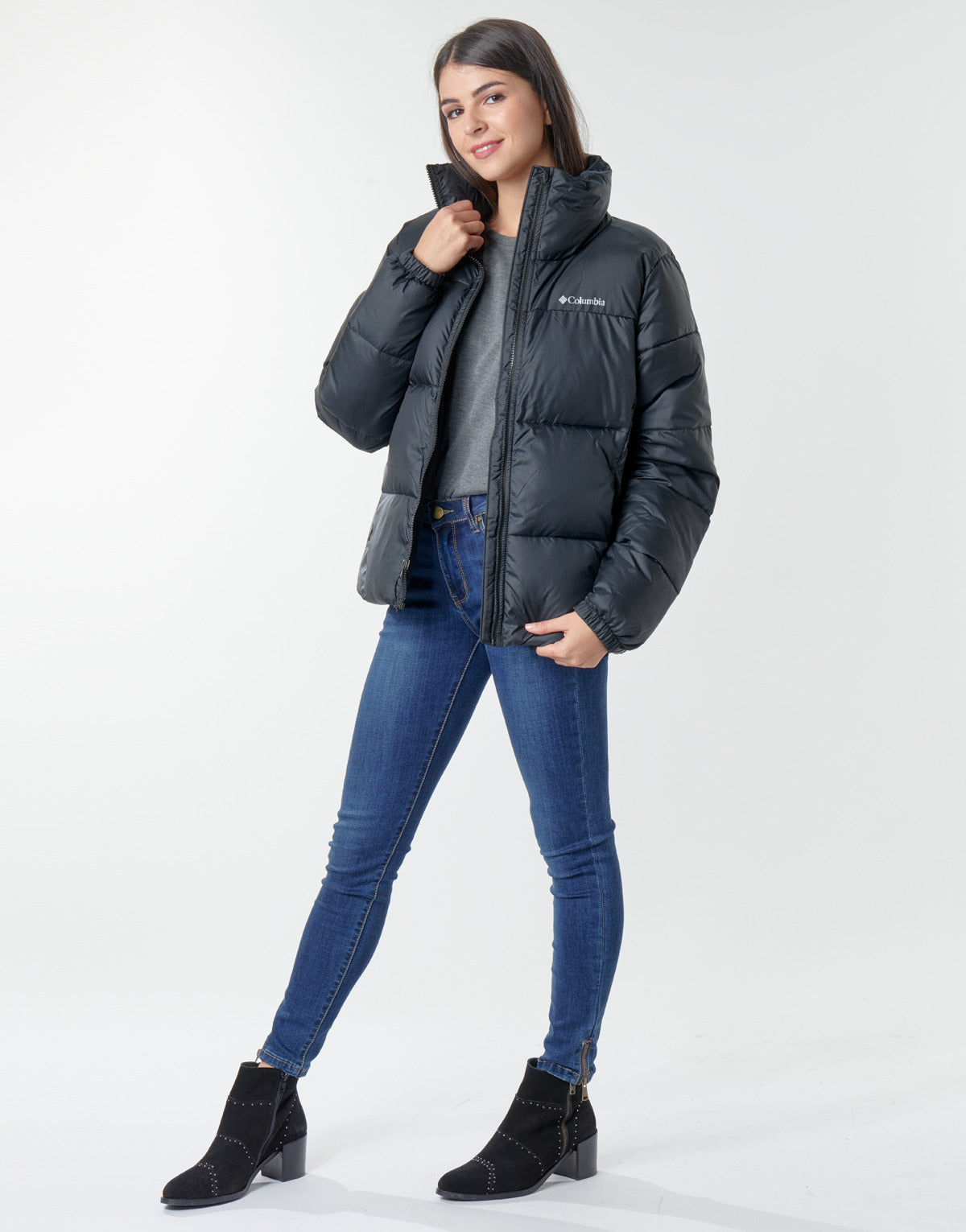 Piumino Donna Columbia  PUFFECT JACKET  Nero