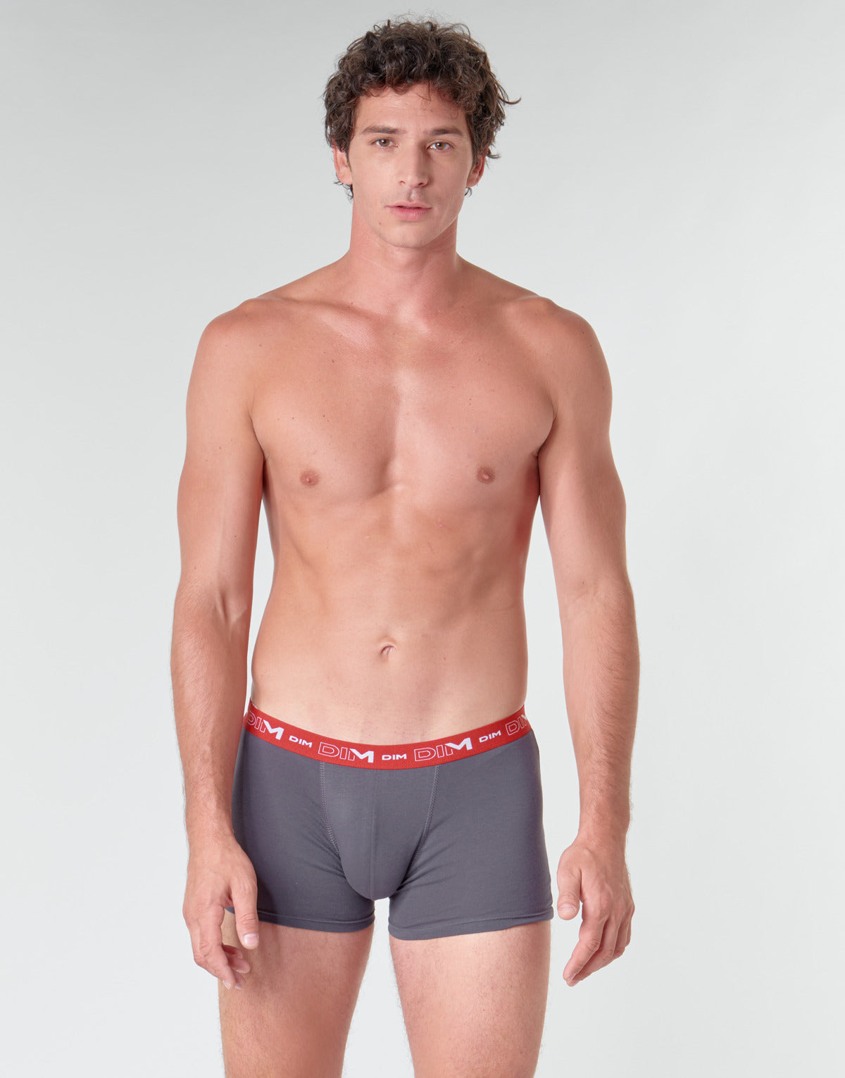 Boxer Uomo DIM  COTON STRETCH  Grigio