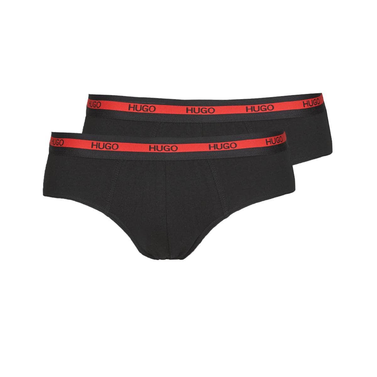 Slip Uomo HUGO  BRIEF TWIN PACK  Nero