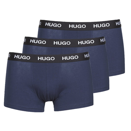 Boxer Uomo HUGO  TRUNK TRIPLET PACK  Blu