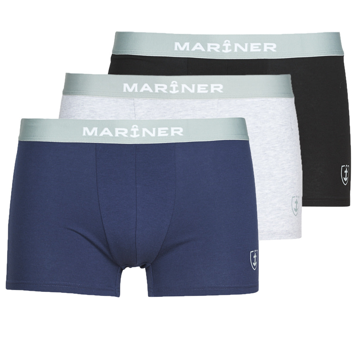 Boxer Uomo Mariner  PACK COTON BIO X3  Multicolore