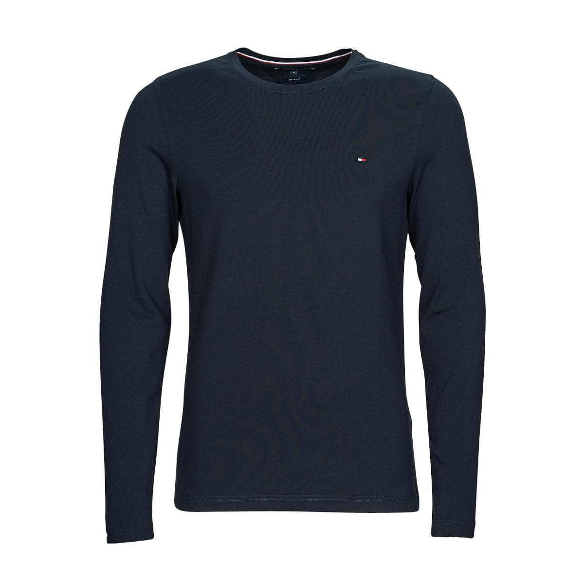 T-shirts a maniche lunghe Uomo Tommy Hilfiger  STRETCH SLIM FIT LONG SLEEVE TEE  Marine